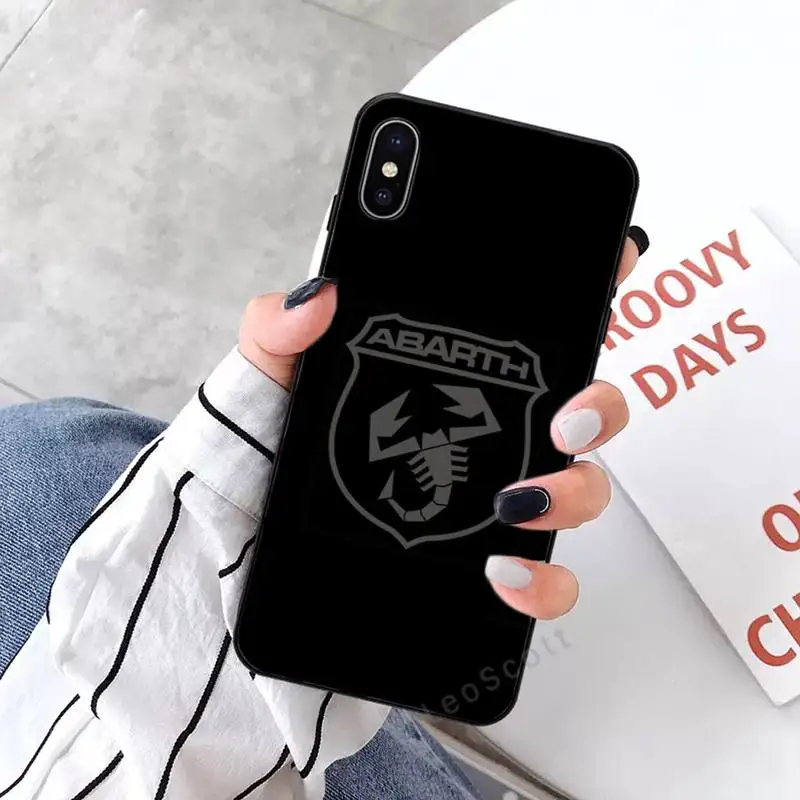 

Car-ABARTH Phone Case for iPhone 11 12 mini pro XS MAX 8 7 6 6S Plus X 5S SE 2020 XR