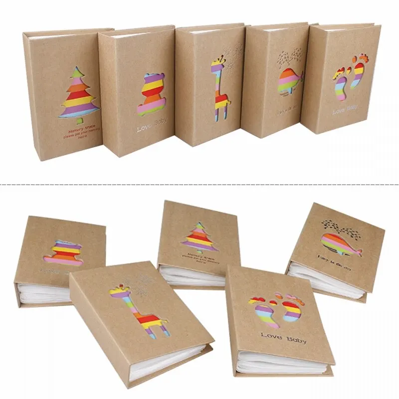 6 дюймов 100 карман полые мультфильм животных альбом милый красочный