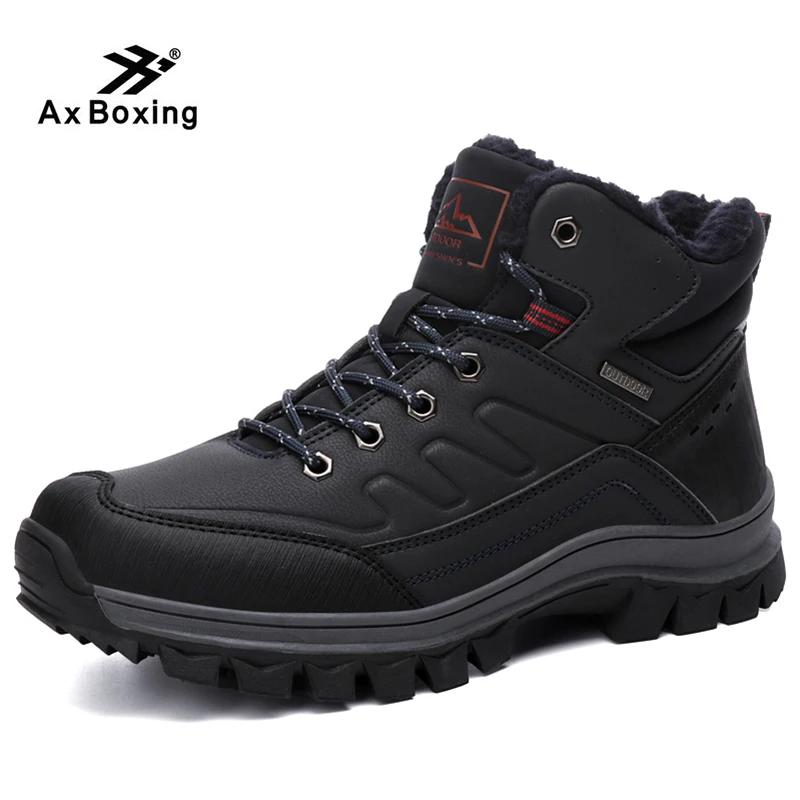 AX/зимние ботинки для бокса Мужская зимняя обувь Теплые Нескользящие Ботинки martin