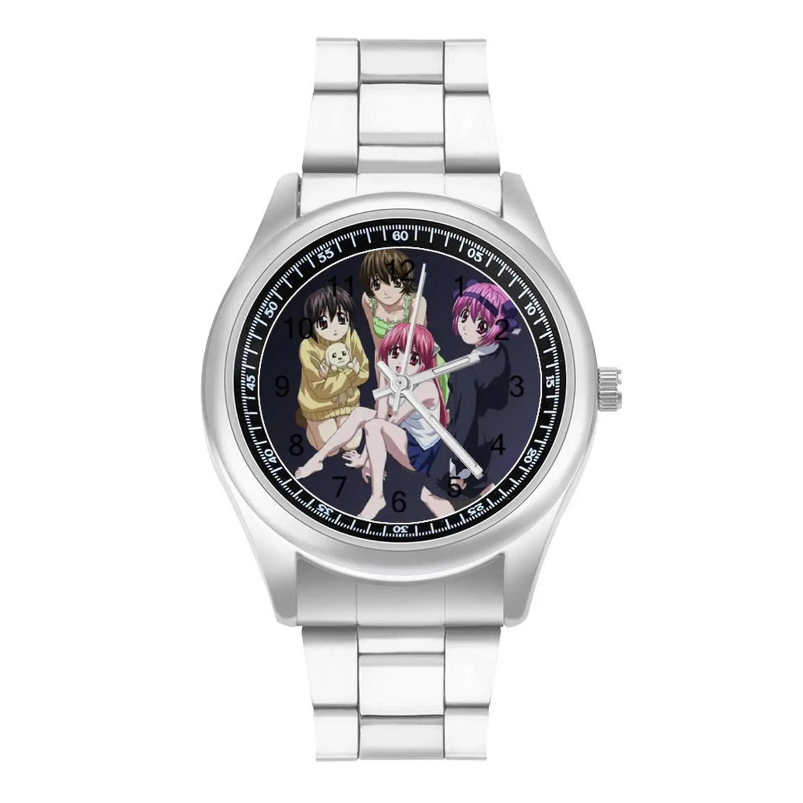 

Elfen Lied кварцевые часы хит продаж красивые наручные часы Сталь мальчик тренажерный зал дизайн наручных часов