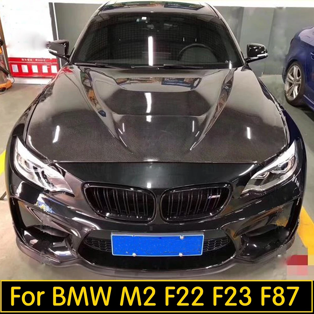 Капот двигателя для BMW M2 GTS крышка из углеродного волокна 2014 2018 F22 F23 F87 капот
