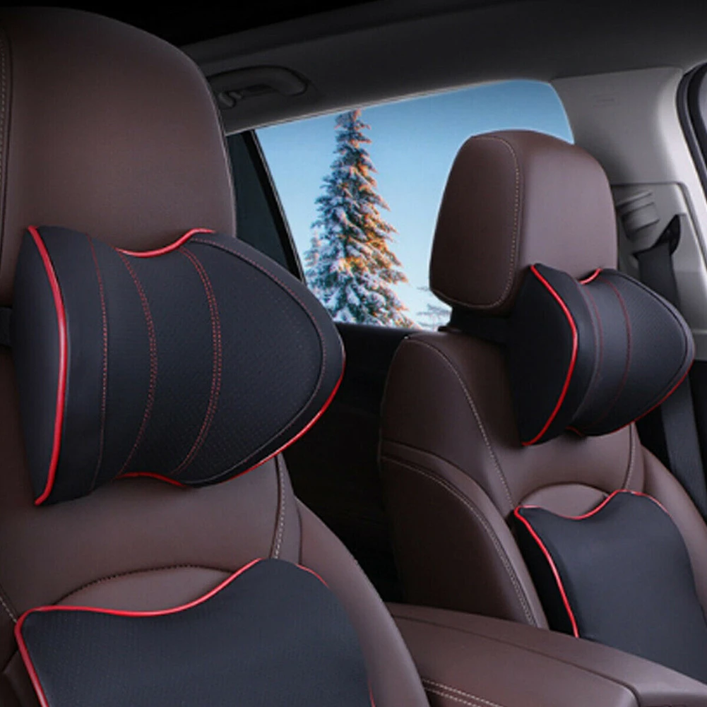 Хлопковая Автомобильная подушка для шеи с эффектом памяти u образная