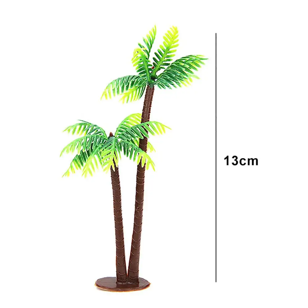 Пластиковое искусственное растение мини кокосовое дерево инструмент для