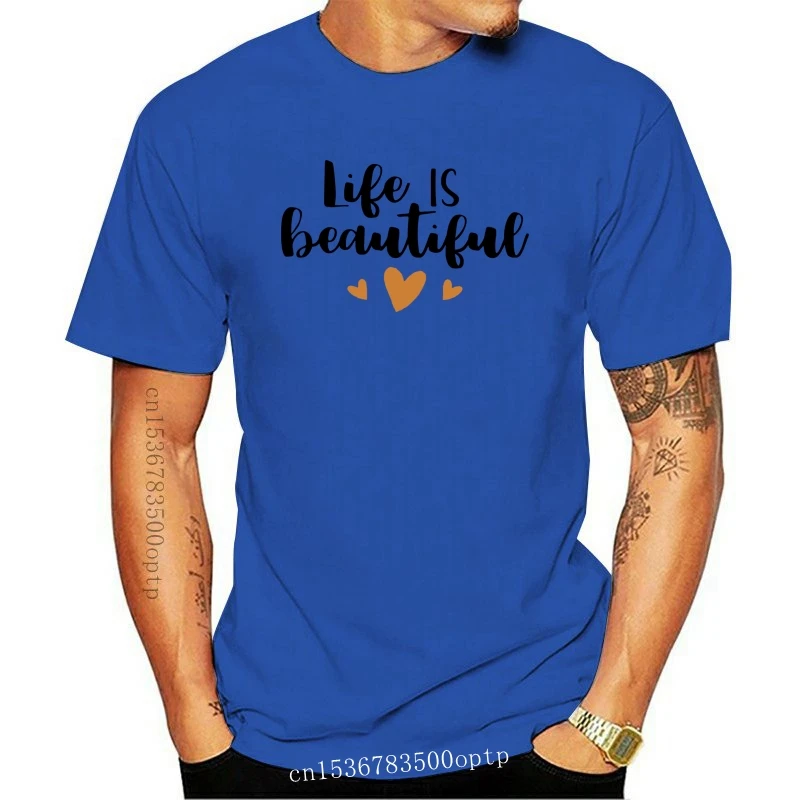 

New Life Is Beautiful - Hombre Motivacionales Camiseta 2021 Cool Tee Shirt