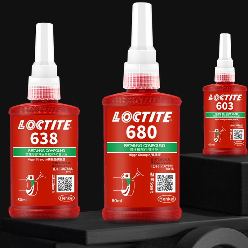 50 мл Новый обновленный Loctite 601 603 609 620 638 640 641 648 680 резьбовой резиновый