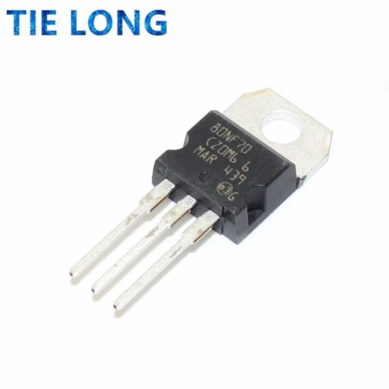 10 шт./лот STP80NF70 P80NF70 TO-220 80NF70 MOSFET | Электронные компоненты и принадлежности