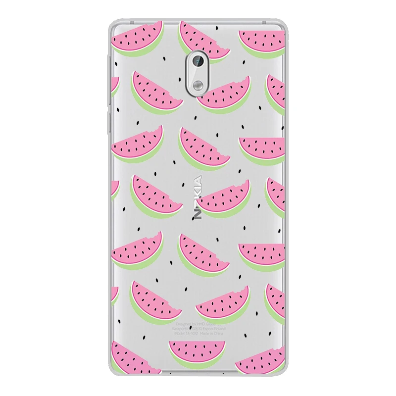 Ciciber Фрукты Банан лимон для Nokia 8 1 7 6 5 3 2 Plus 9 PureView чехлы телефонов X7 X6 X5 X3 TPU|Бамперы| |