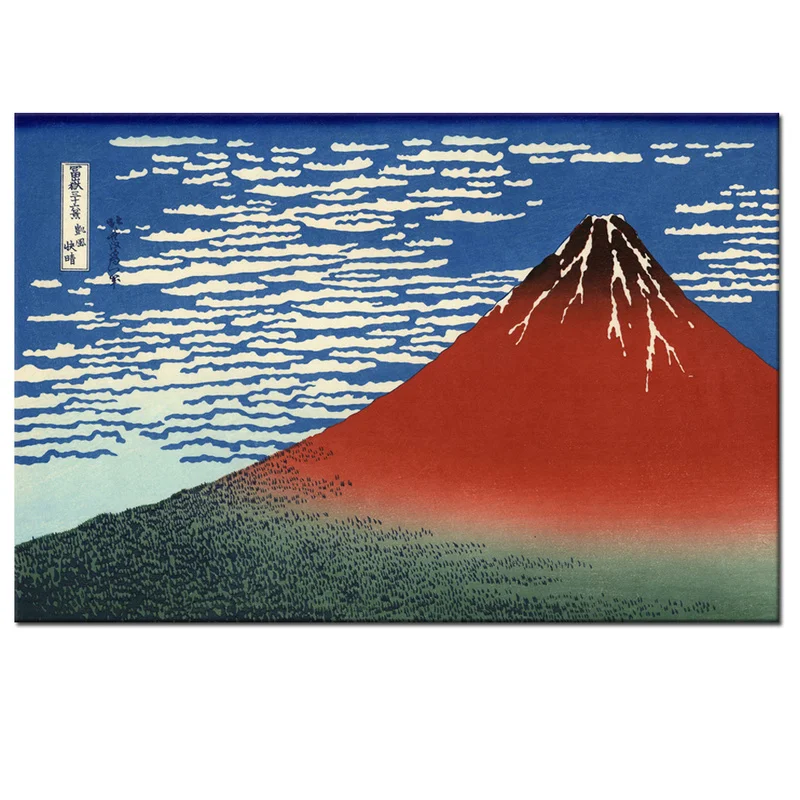 

1 Piece Fuji Mountain Home Decor Poster Abstract Landscape Print Canvas Painting Modern Style Picture Living Room Wall Art