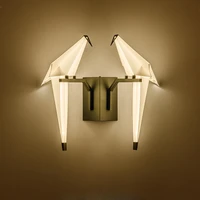 led postmodern iron acryl love bird led lamp led light wall lamp wall light wall sconce for bedroom corridor