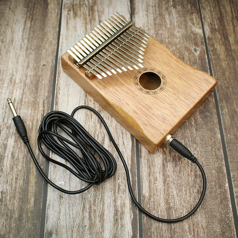17 Key Kalimba African Solid Pine Mahogany Thumb Finger Piano Sanza Mbira Calimba Play with Guitar Wood Musical Instruments