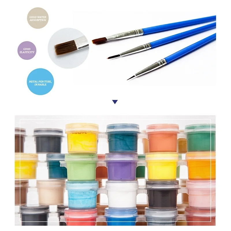 DIY Цифровая масляная краска для рисования по номерам Будда искусственная