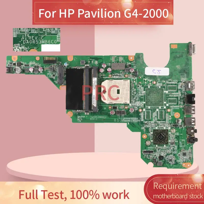 Материнская плата для HP Pavilion G4-2000 Naptop DA0R53MB6C0 DDR3 ноутбука | Компьютеры и офис