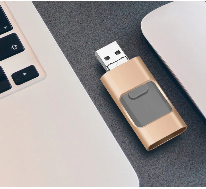 Флэш-накопитель USB для iPhone X / 8/7/7 Plus / 6 / 6s / 5 / SE / ipad OTG Pen Drive HD Picture Stick 16 ГБ 32 ГБ 64 ГБ 128 ГБ Плюс DIY ЛОГОТИП и DJ Music Pendrive USB 3.0 и Dropshipping