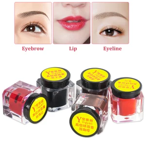 Микроблейдинг перменант тату чернила пигмент для бровей губ тату для начинающих Практика