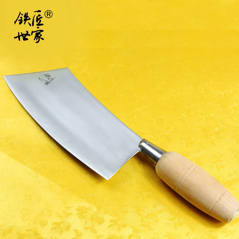 Нож-Кливер кухонные ножи китайский нож ручной работы из нержавеющей стали для