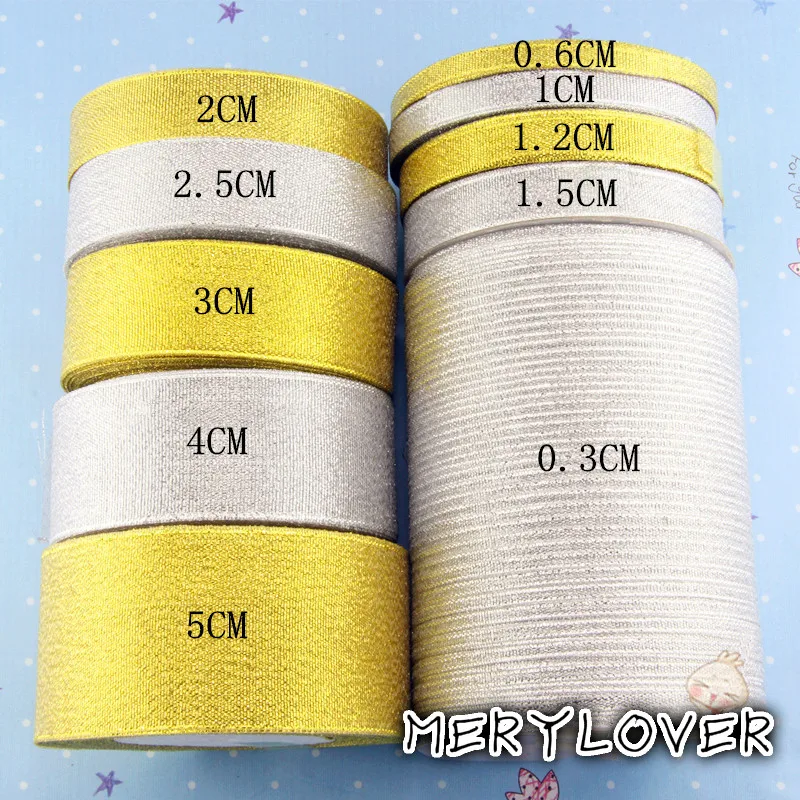 

Hot Sale 820 Meters/roll 3 Mm Golden Silver Glitter Ribbon Onions Ribbons Riband for Wedding Cake Gift Decoration DIY Craft