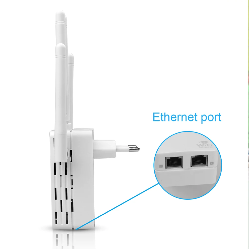 kebidumei Wireless Wifi Repeater Router 300/1200Mbps Dual-Band 2.4/5G 4Antenna Wi-Fi Range Extender Wi Fi Routers Home Network images - 6