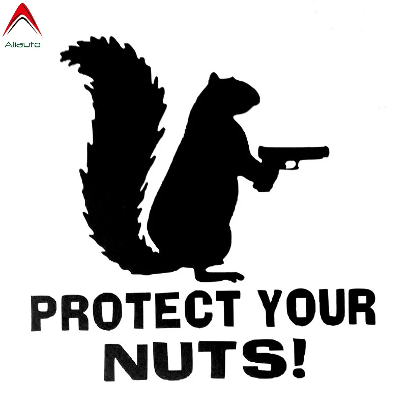 Автомобильная наклейка с героями мультфильмов Aliauto Защитите свои гайки белка