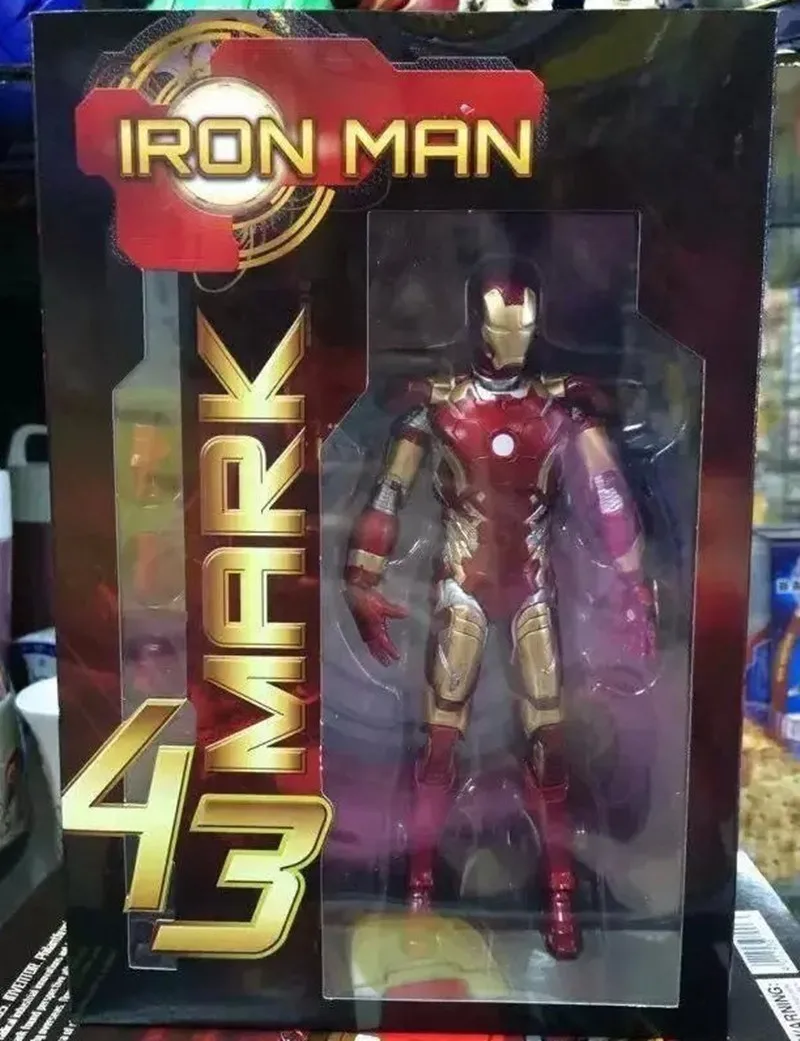 Горячие игрушки SHFiguarts Железный человек Mark 42 с диваном ПВХ фигурка коллекционные