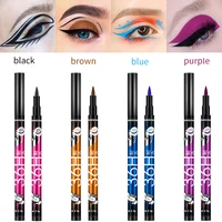 1pc professional women liquid eyeliner 4 colors 36h long lasting waterproof quick dry eye liner pencil pen makeup beauty tools