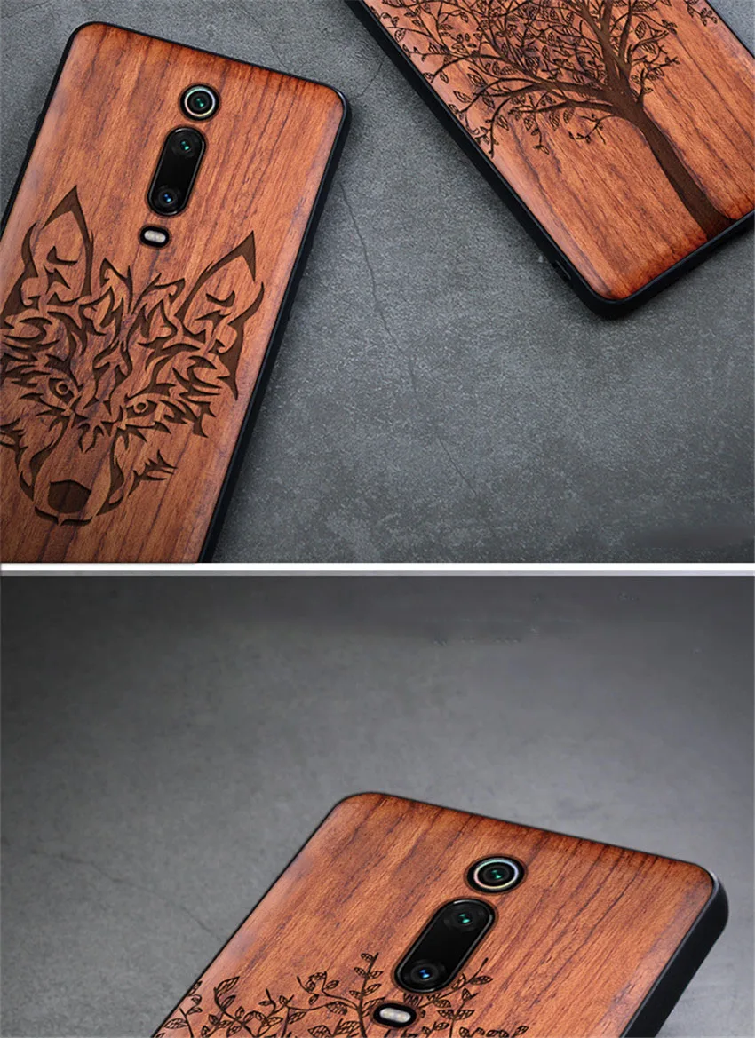 Для Xiaomi mi 9t чехол Boogic Wood funda Red mi k20 Pro Rosewood TPU противоударный задний Чехол для телефона Xiaomi mi 9T Pro Чехол