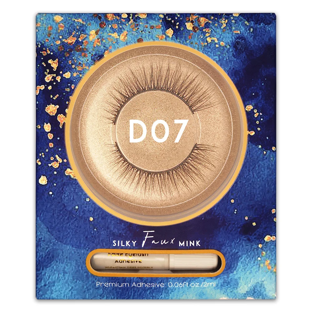 Ресницы D01 ~ D21 без латекса сильный клей шелковые норковые пушистые мягкие