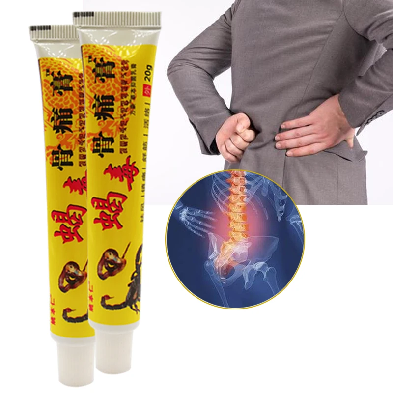 

1pcs Chinese Medical Ointment Scorpion Venom Extract Analgesic Cream Muscle Sprain Knee Waist Back Shoulder Pain Relief Plaster