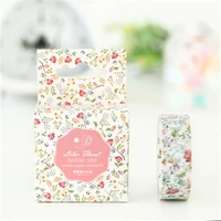 lilac foral washi tape decoration scrapbooking planner masking tape adhesive tape label sticker