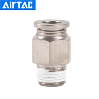 airtac pipe connector bpc series brass metal one touch straight fittings bpc4 m54 014 026 m56 016 02