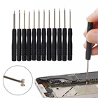 Набор отверток, набор инструментов для разборки очков, часов, телефонов, Iphone, Huawei, 12 шт.