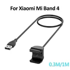0,3 м 1 м USB зарядный кабель для передачи данных для Mi Band 4 Замена Шнур зарядное устройство-адаптер совместимj Smart аксессуары для xiao Mi band 4 TXTB1