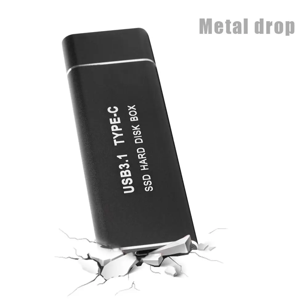 Новый чехол для жесткого диска SSD 6 USB 3 1 Type C к M.2 адаптер NGFF портативный HDD внешний