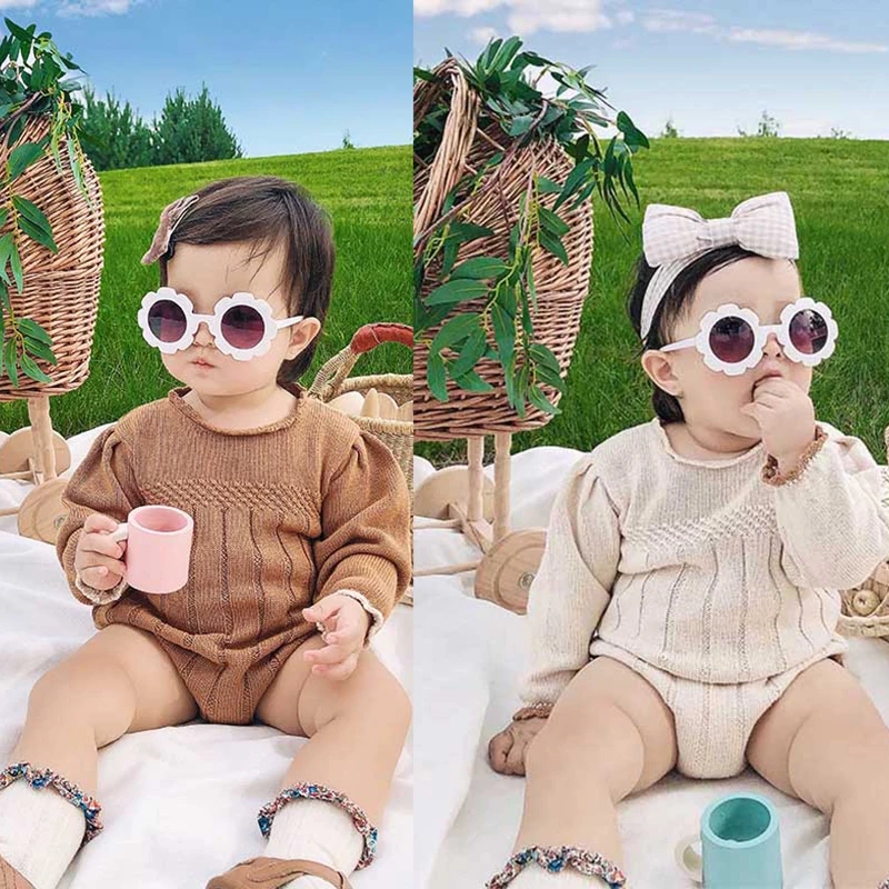 

2020 FV New Autumn Winter Baby Boys Bodysuits for Toddler Girls Cute Knit Long Sleeve Jumpsuits Infant Cotton Clothes for Newbor