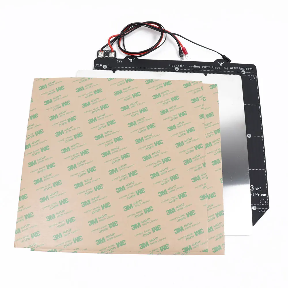 3d принтер Prusa i3 MK3 магнитный MK52 Горячий кронштейн 24 В в сборе со стальным листом и 2
