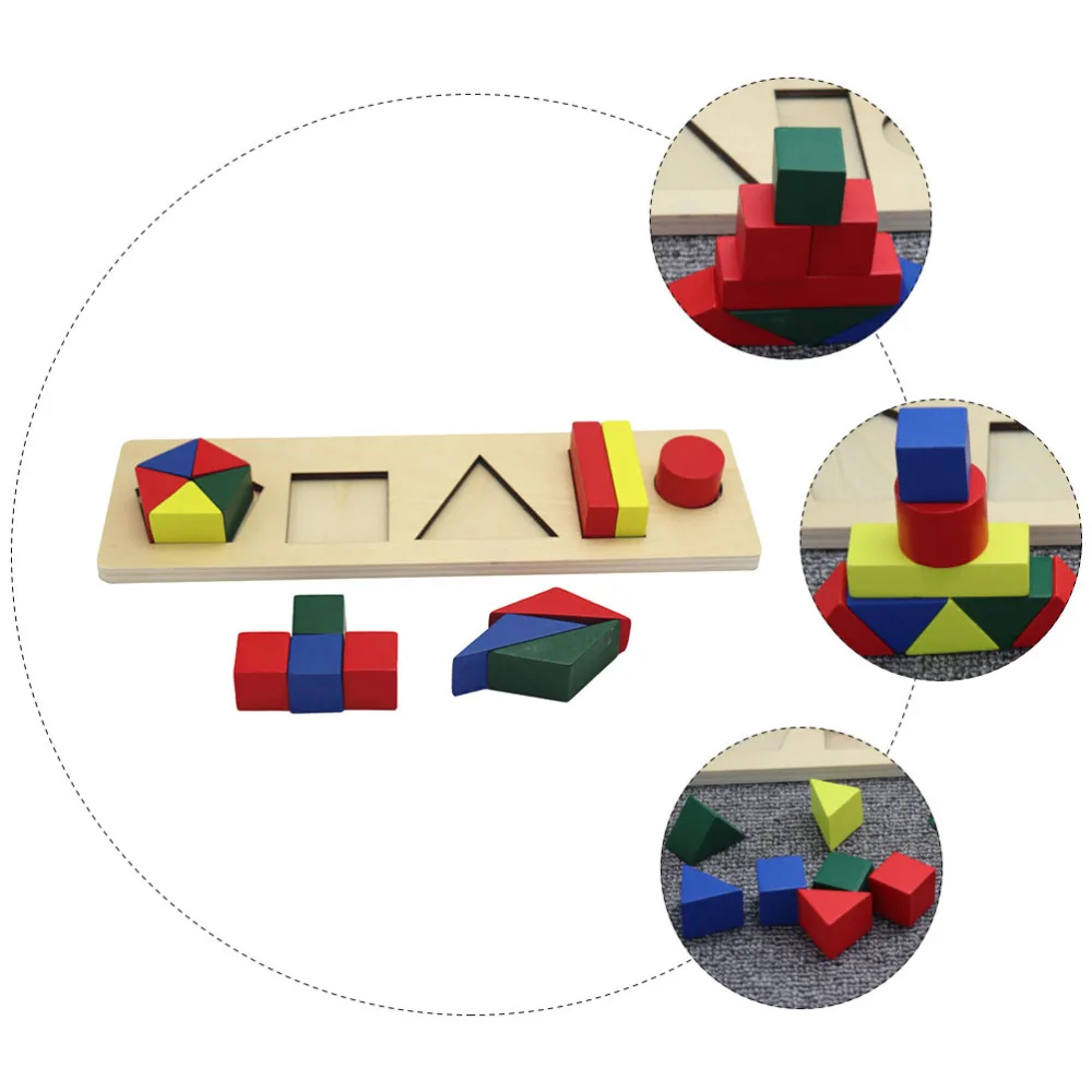 

1 Set Geometric Matching Toys Geometry Toys Educational Playthings for Kids