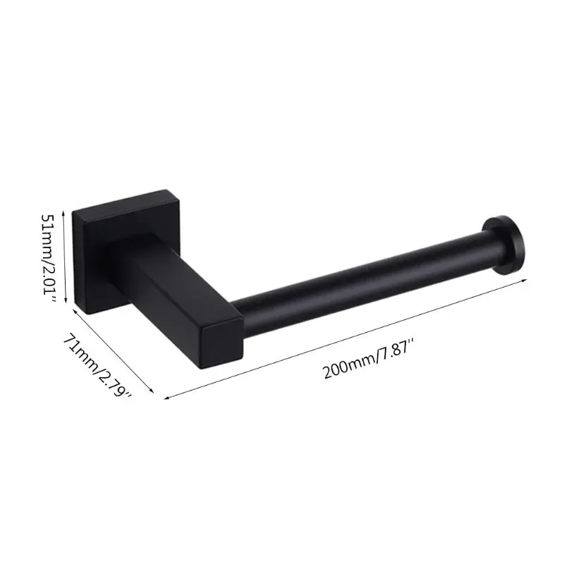 

Stainless Steel Wall Mounted Towel Rail Single Bar Rack Holder Shelf Hanger Bathroom Accessory