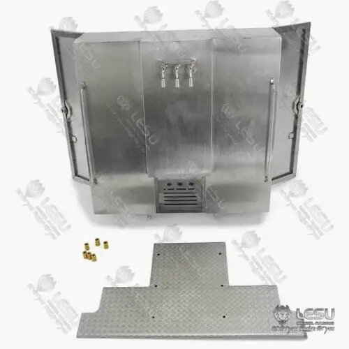 

Lesu 1/14 Metal Toolbox Pedal For Diy Tamiyaya Remote Control Tractor Truck 3363 1851 Th15167