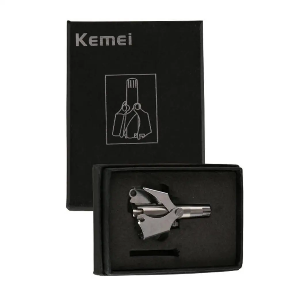 

Kemei Portable Nose Hair Trimmer Practical Vibrissae Razor Manual Washable Echinothrix Convenient Cutter Nasal Shaver