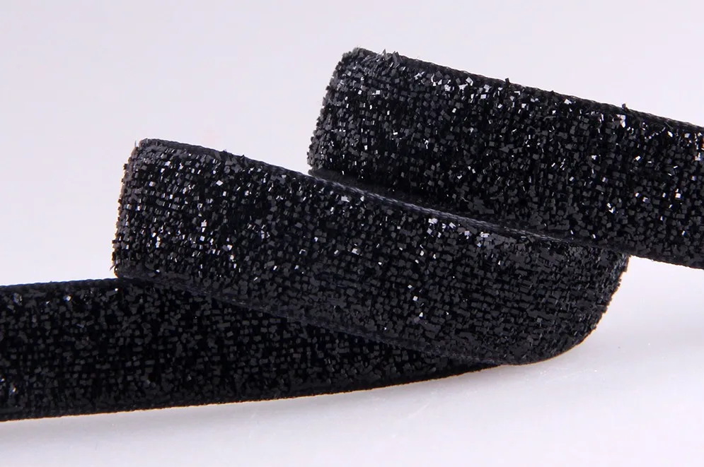 3/8 &quot10 мм блестящего бархата с лентой Свадебная вечеринка украшения ручная