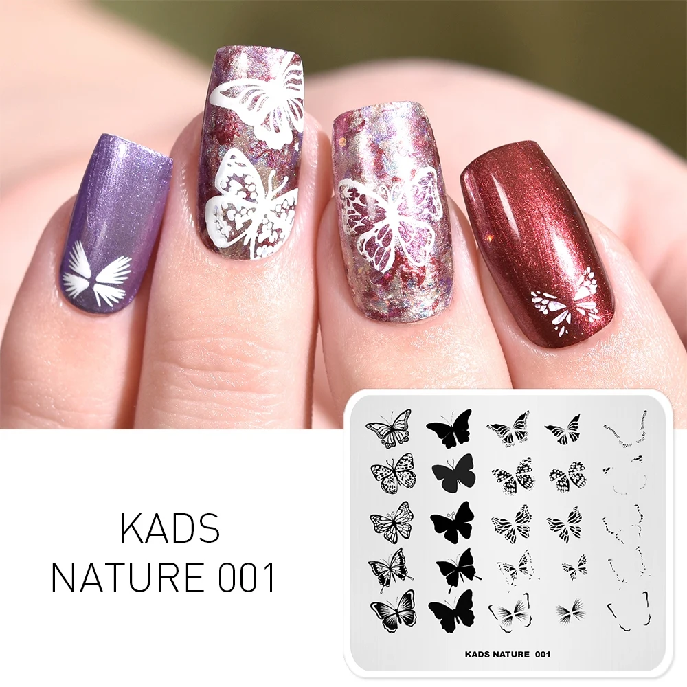 Nail Art Stamping Plate 45 Designs Flower Leaves Pattern Stamp Template Image for Printing Stencil Tool | Красота и здоровье