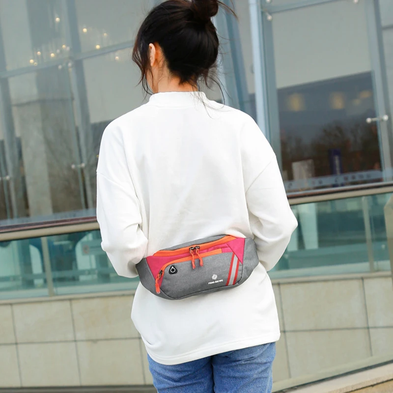 Мужская/Женская поясная сумка для бега YoReAi спортивная велоспорта нагрудная