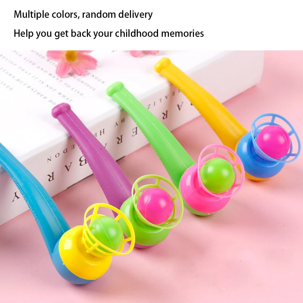 

1/2Pcs Suspended Blow Pipe Blow Ball Rod Board Game for Children Balance Training Floating Blowing Ball Game Family Kids Toy