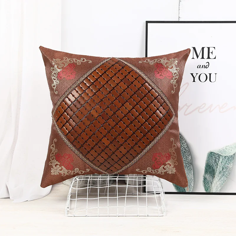 Новинка украшение для дома наволочка летний бамбуковый коврик крутой чехол