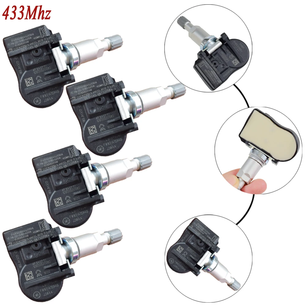 4 шт. автомобильные датчики давления в шинах|Системы контроля внутришинного