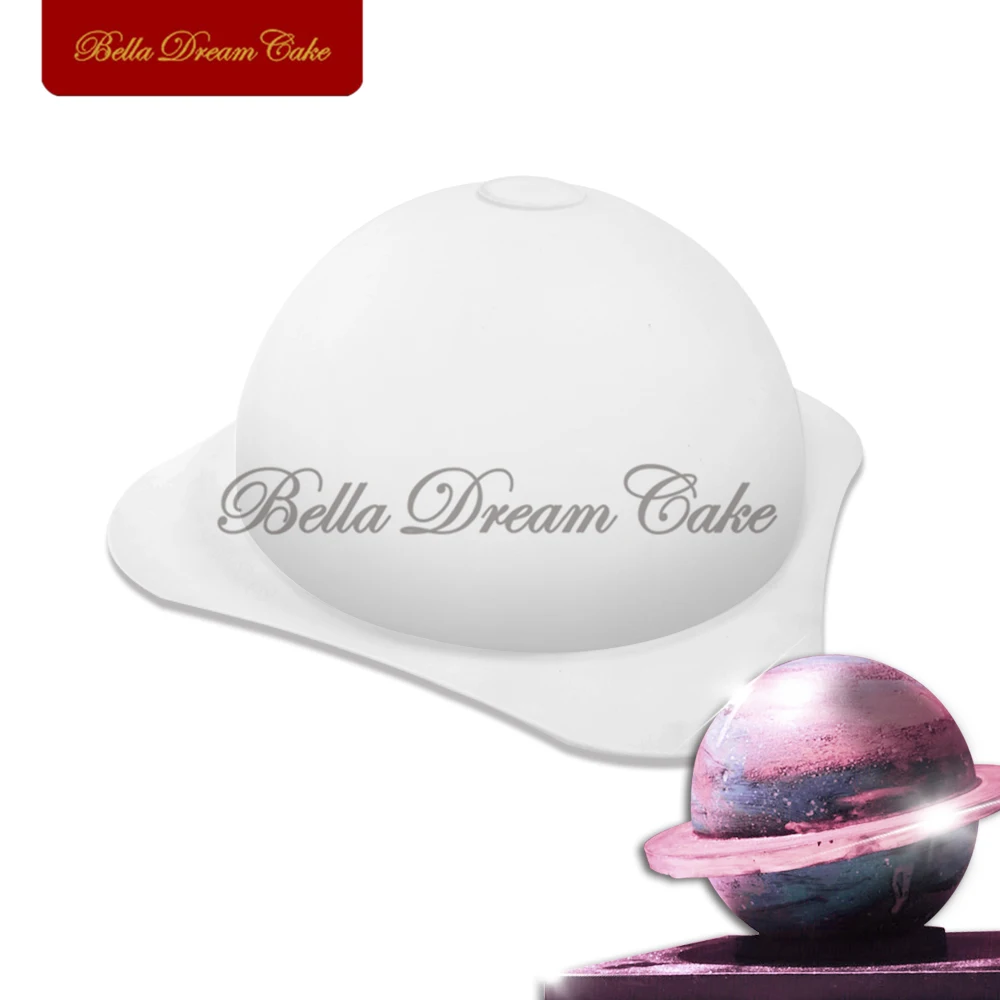 3D полусфера силиконовая форма для Мусса творческий заливки шоколада