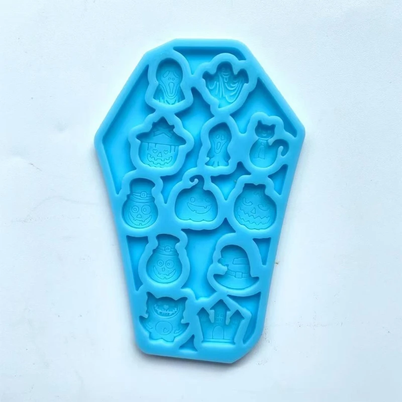 

Силиконовая форма M2EA «сделай сам», форма гроба для Хэллоуина, искусственная эпоксидная форма, рукоделие, изготовление ювелирных изделий, ли...