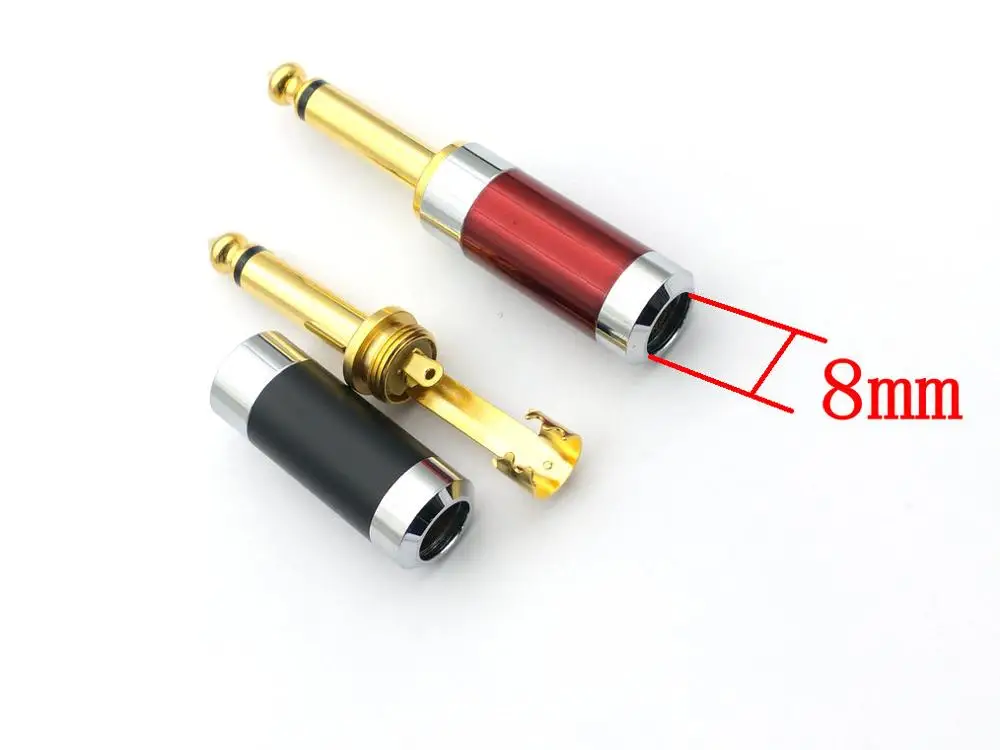 20 шт. моно-разъём с медным позолоченным штекером 6 35 мм (1/4 дюйма) | Обустройство