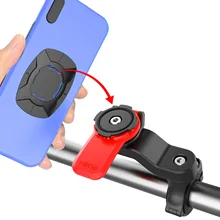 Universal Mountain Bike Phone Holder Bicycle Mobile Phone Stand Quick Mount Road Bike Handlebar Stem Mount MTB Riding Bracket