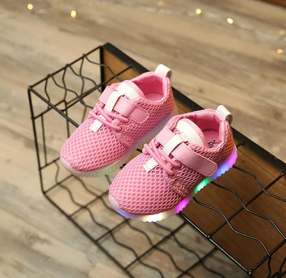 Детская светящаяся спортивная обувь детская повседневная для женщин и мужчин