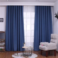 tongdi modern blackout curtain soft shading elegant solid color luxury decoration for parlour bedroom living room window panel